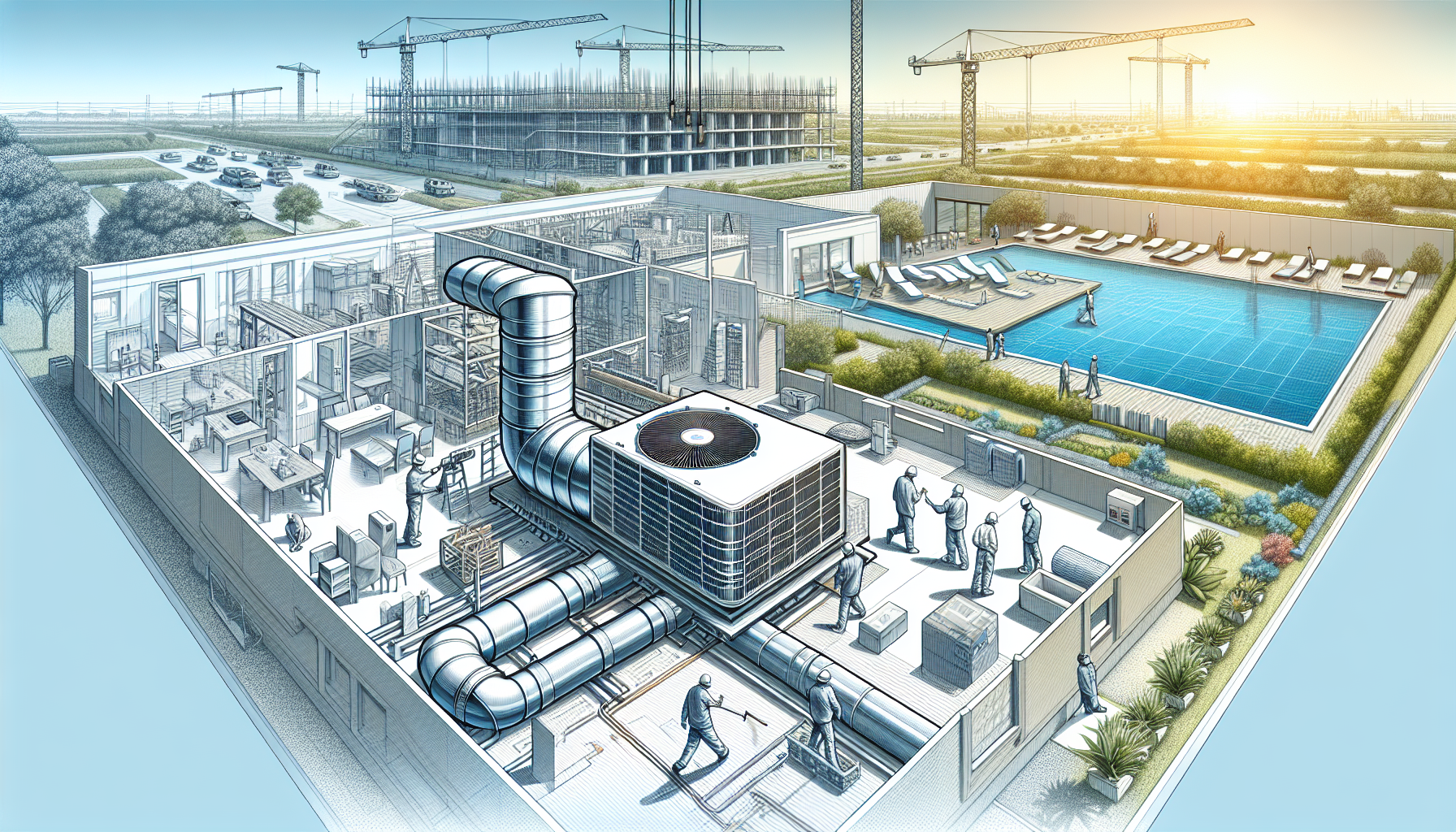 HVAC commercial install