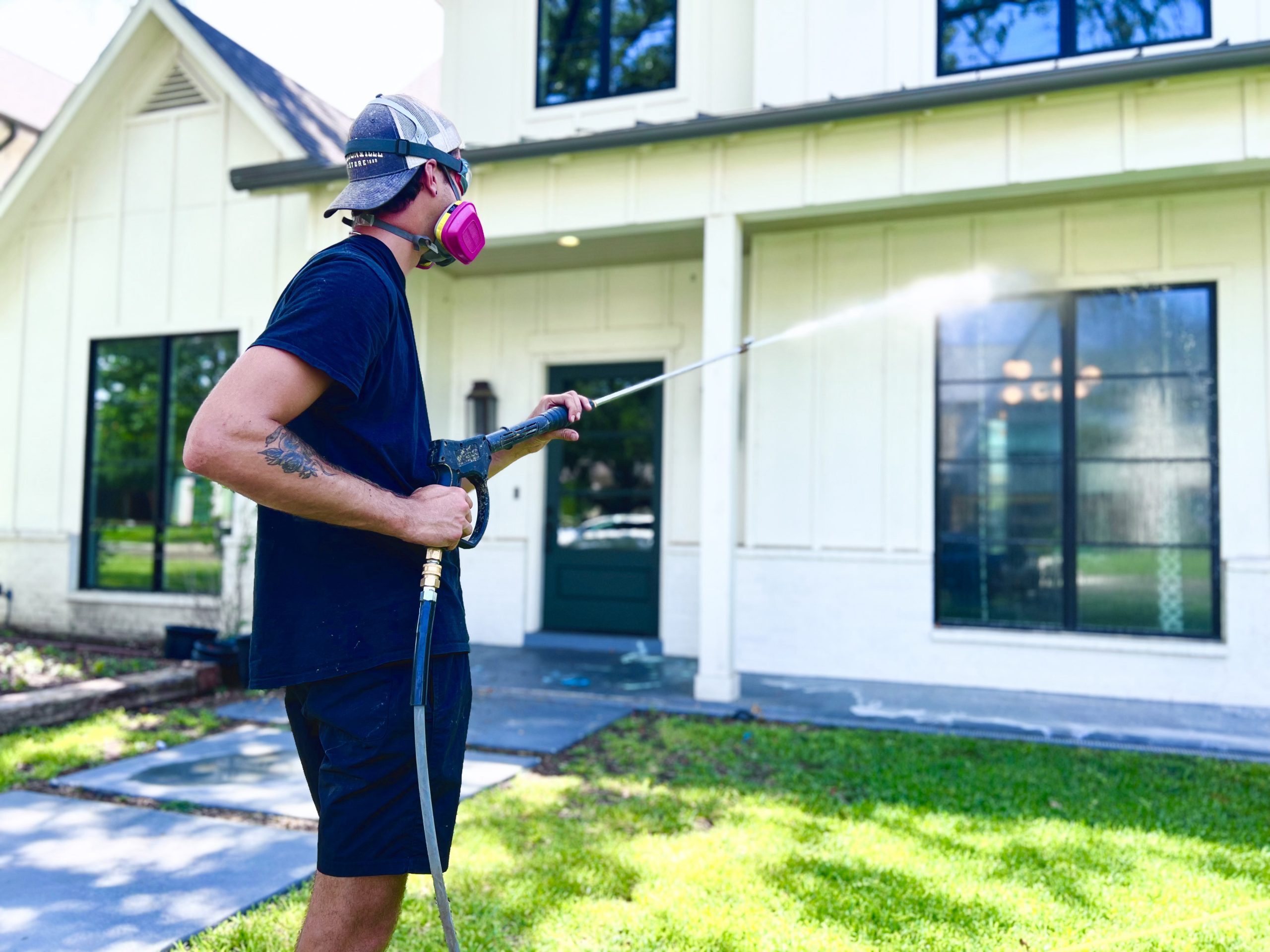 powerwashing exterior siding