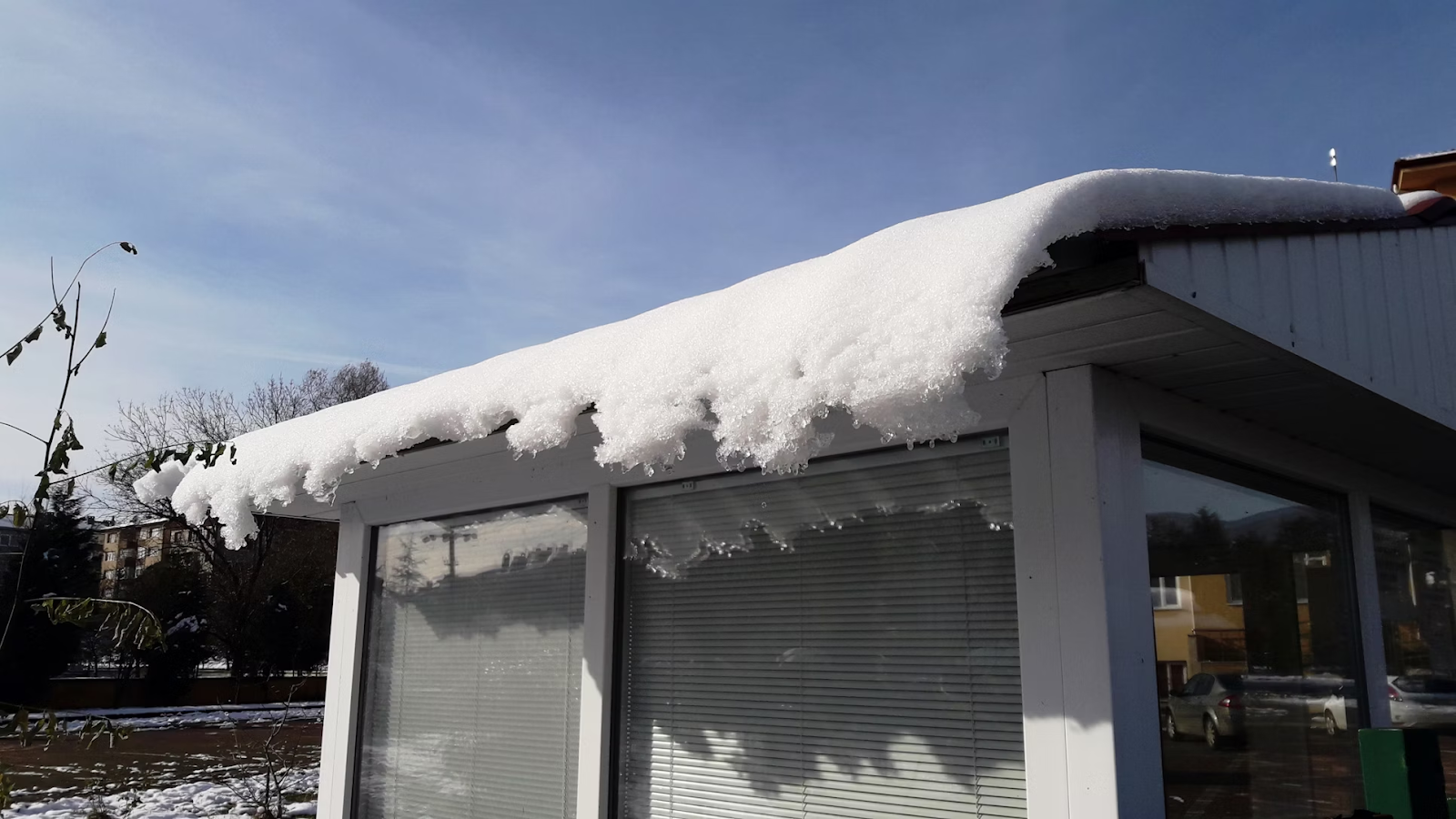 Snow on the roof