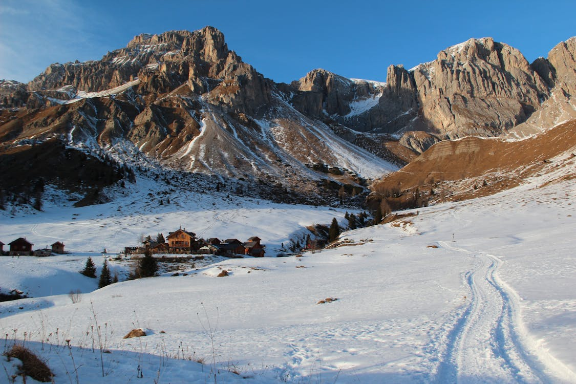 Winter Mountain View