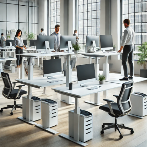 Introducing Electric Stand Up Desks at the Workplace to Boost Creativity and Productivity