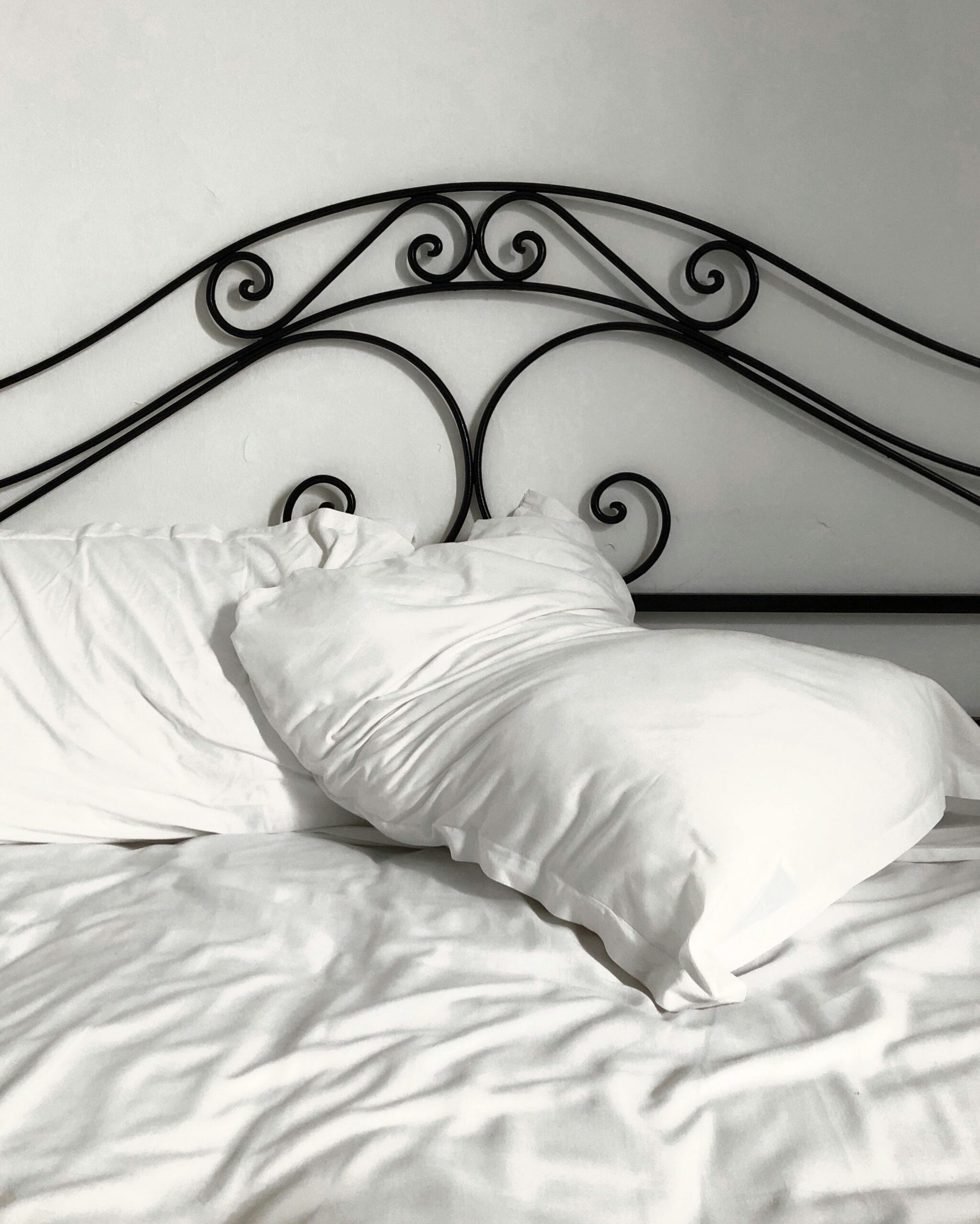 wrought iron bed